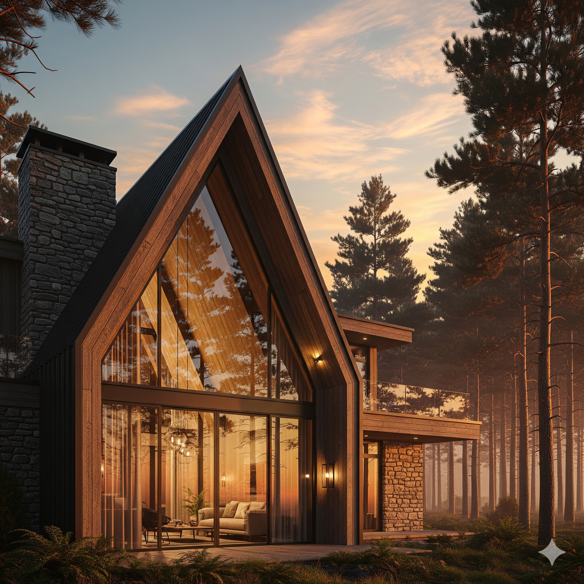 Montaña 45 — modelo de cabaña