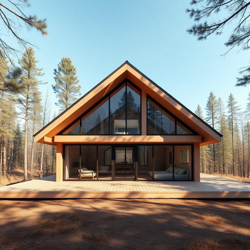 Nordic 60 — modelo de cabaña